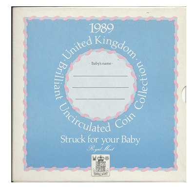 1989 Baby Gift Set - BU Coin Collection